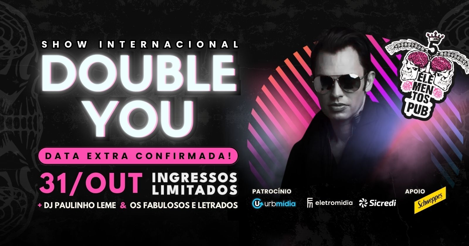 Double You | Pub 5 Elementos - DATA EXTRA SEXTA 31/10