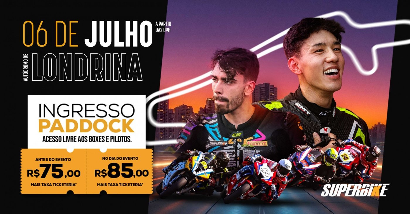 5ª Etapa SuperBike Brasil 2025 - Londrina, PR em Londrina - Sympla