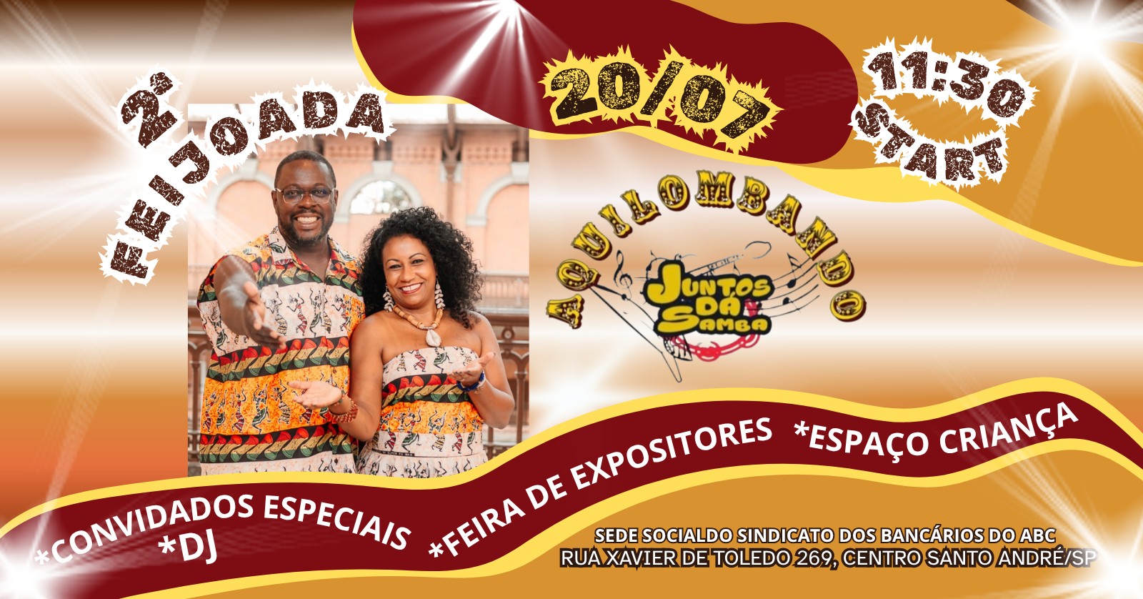 2ª FEIJOADA AQUILOMBANDO JUNTOS DA SAMBA