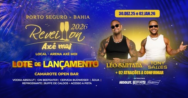 Banner Reveillon Axé Moi 2026