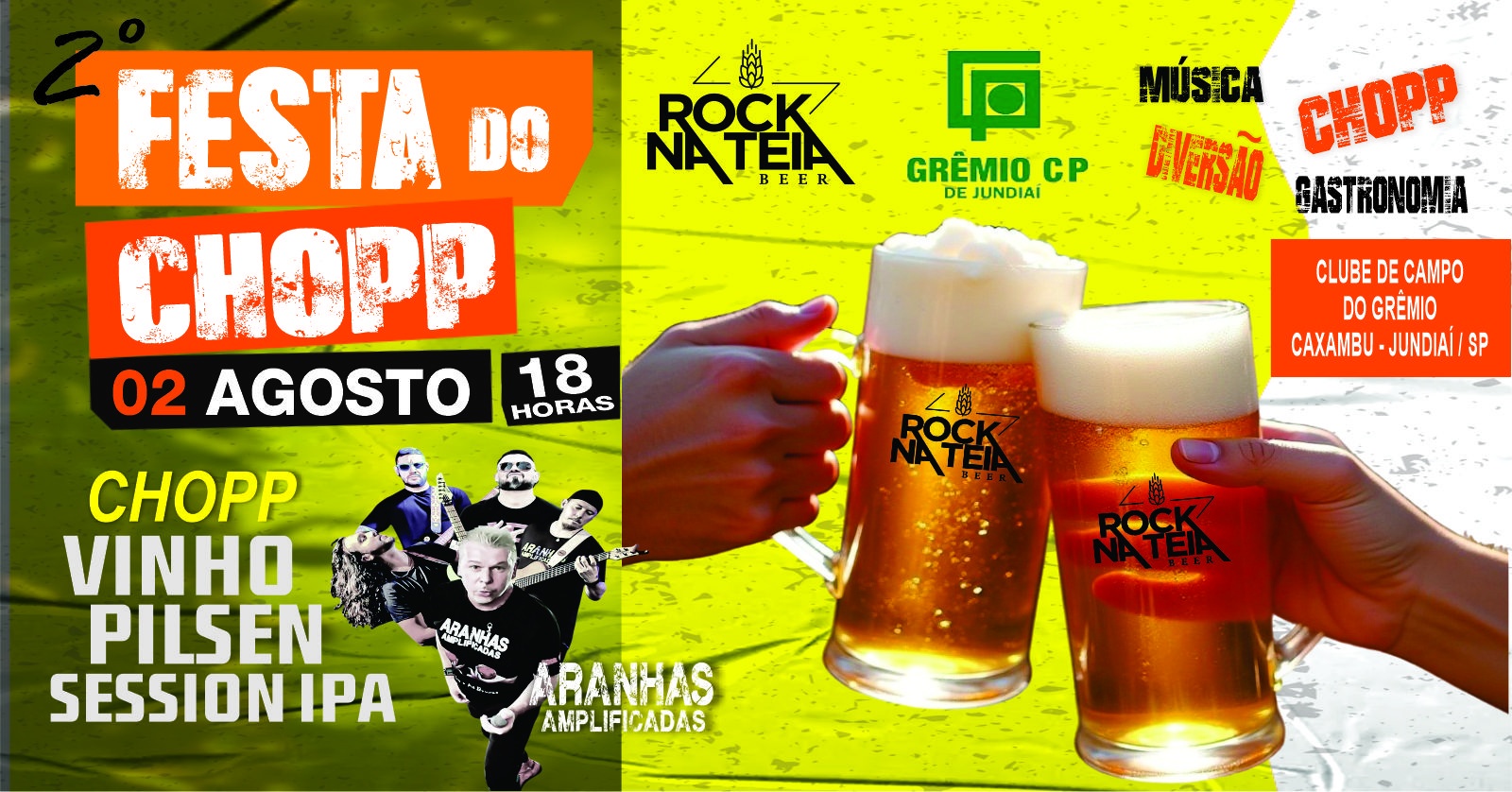 2º Festa do Chopp / Rock na Teia