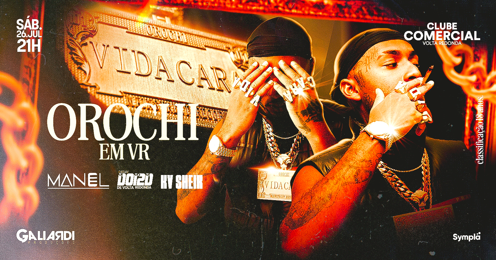 Orochi em Volta Redonda
