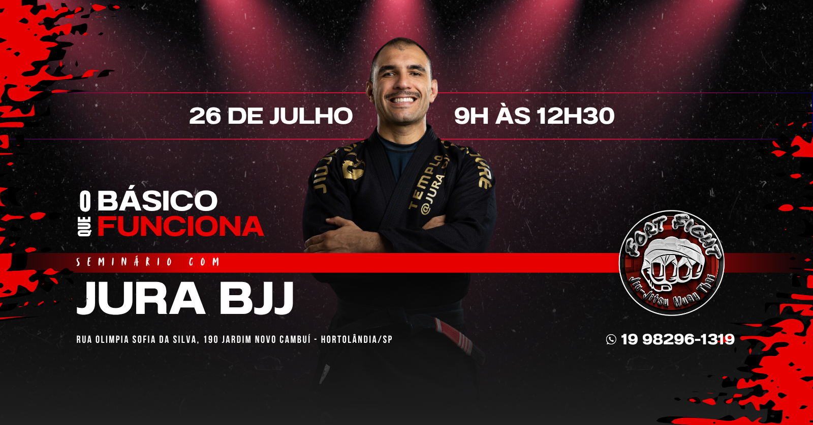 Seminário Jiu-Jitsu: O básico que funciona com Jura BJJ