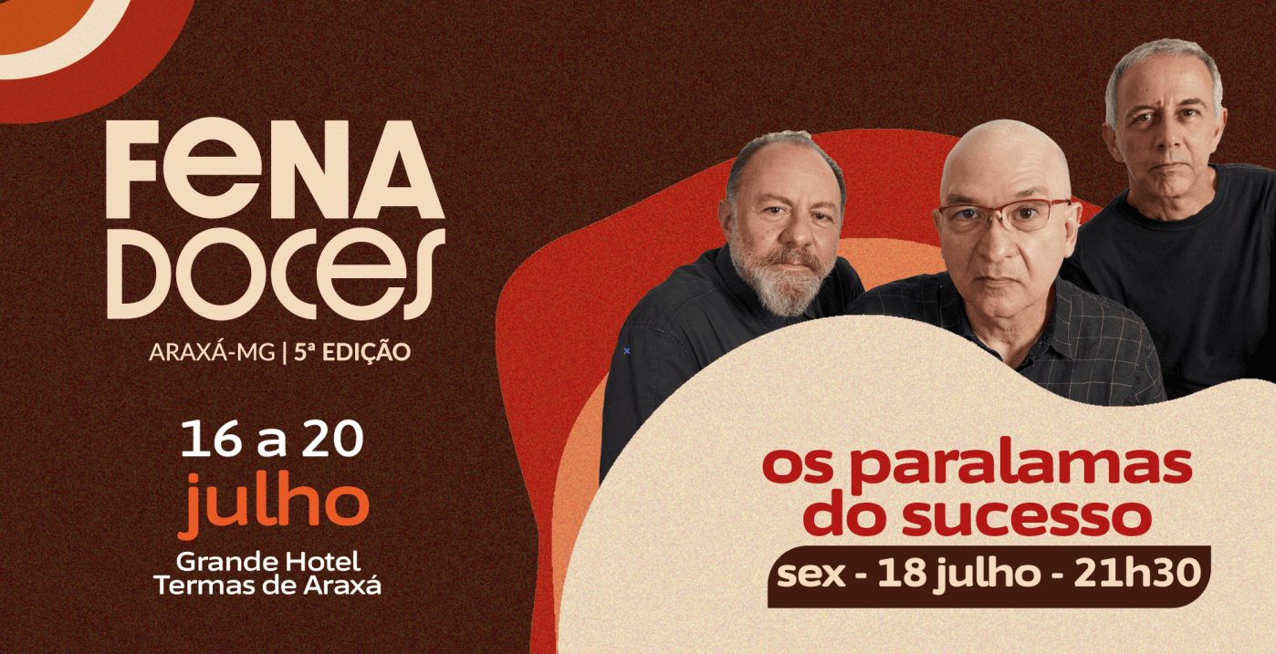 Área VIP - Show dos Paralamas do Sucesso na Fenadoces 2025 em