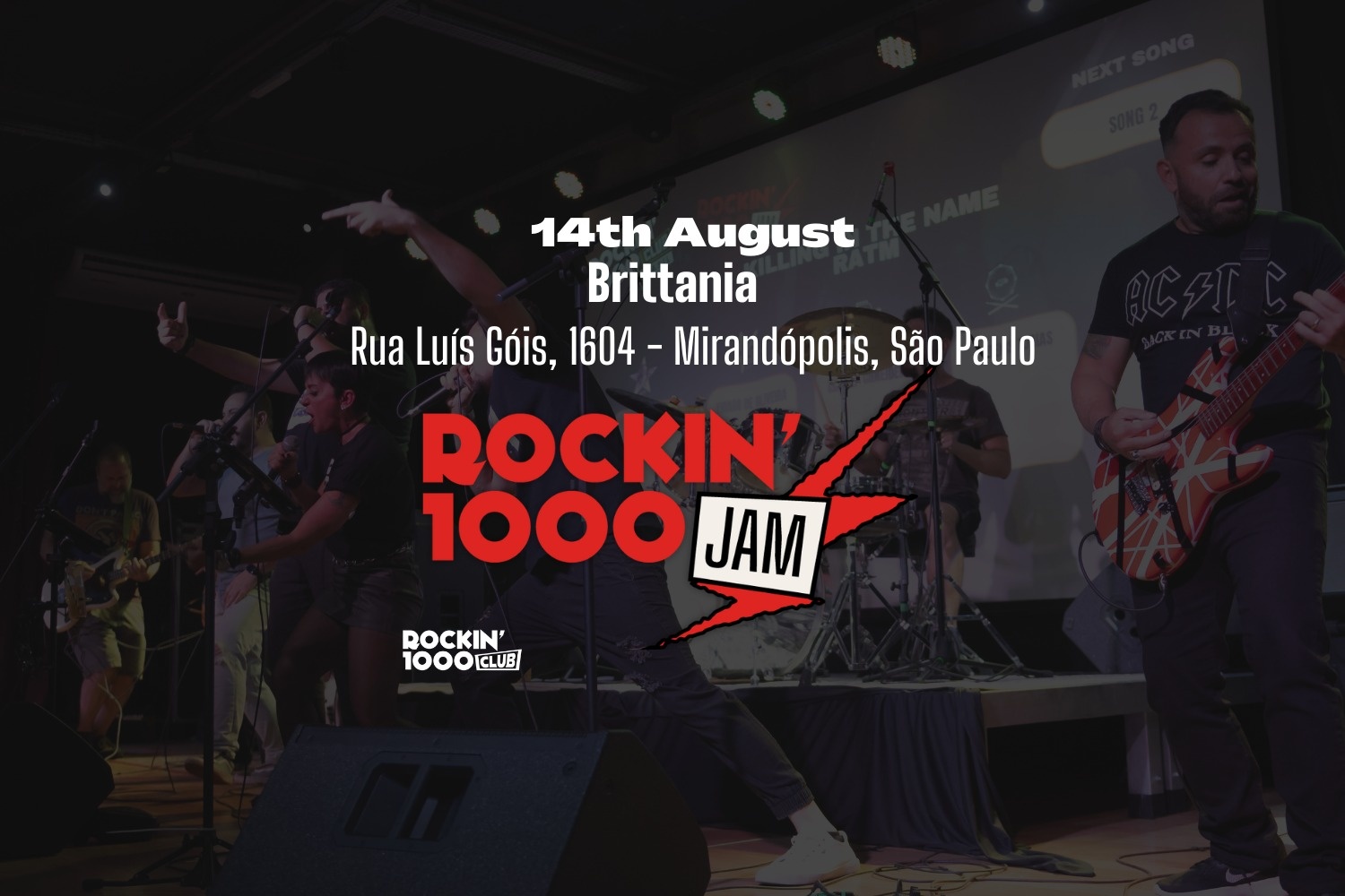 Rockin´1000 Rock Jam - Pub Brittania