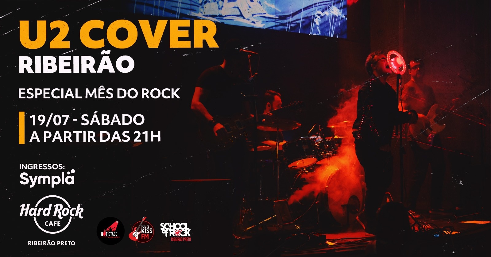 U2 Cover Ribeirão no Hard Rock Cafe - Vertigo Night