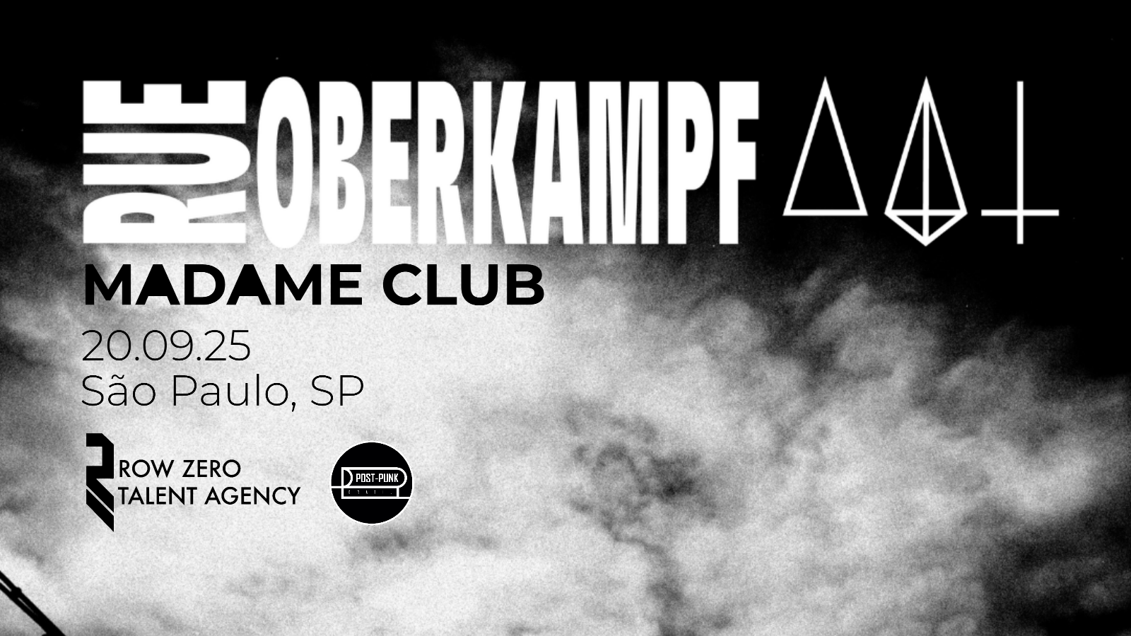 Post Punk Brasil apresenta: RUE OBERKAMPF (FR/DE)