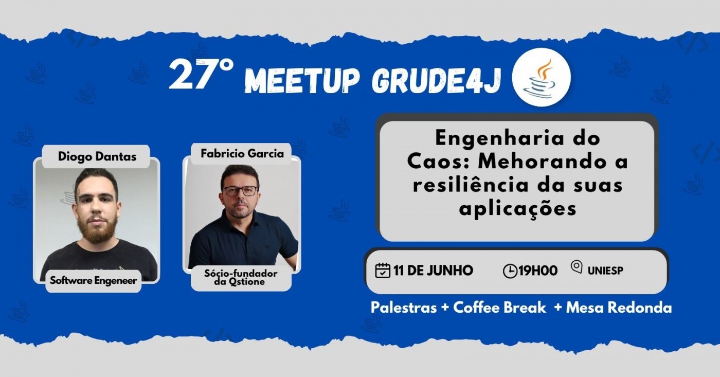 Meetup N. 29 da Comunidade Java Grude4J em Cabedelo - Sympla