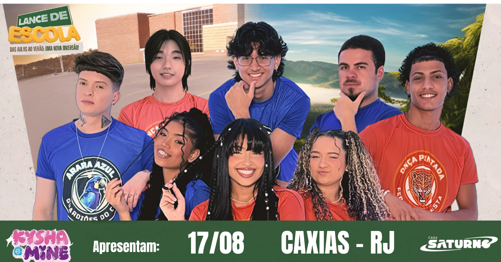 KYSHA E MINE Apresentam : LANCE DE ESCOLA