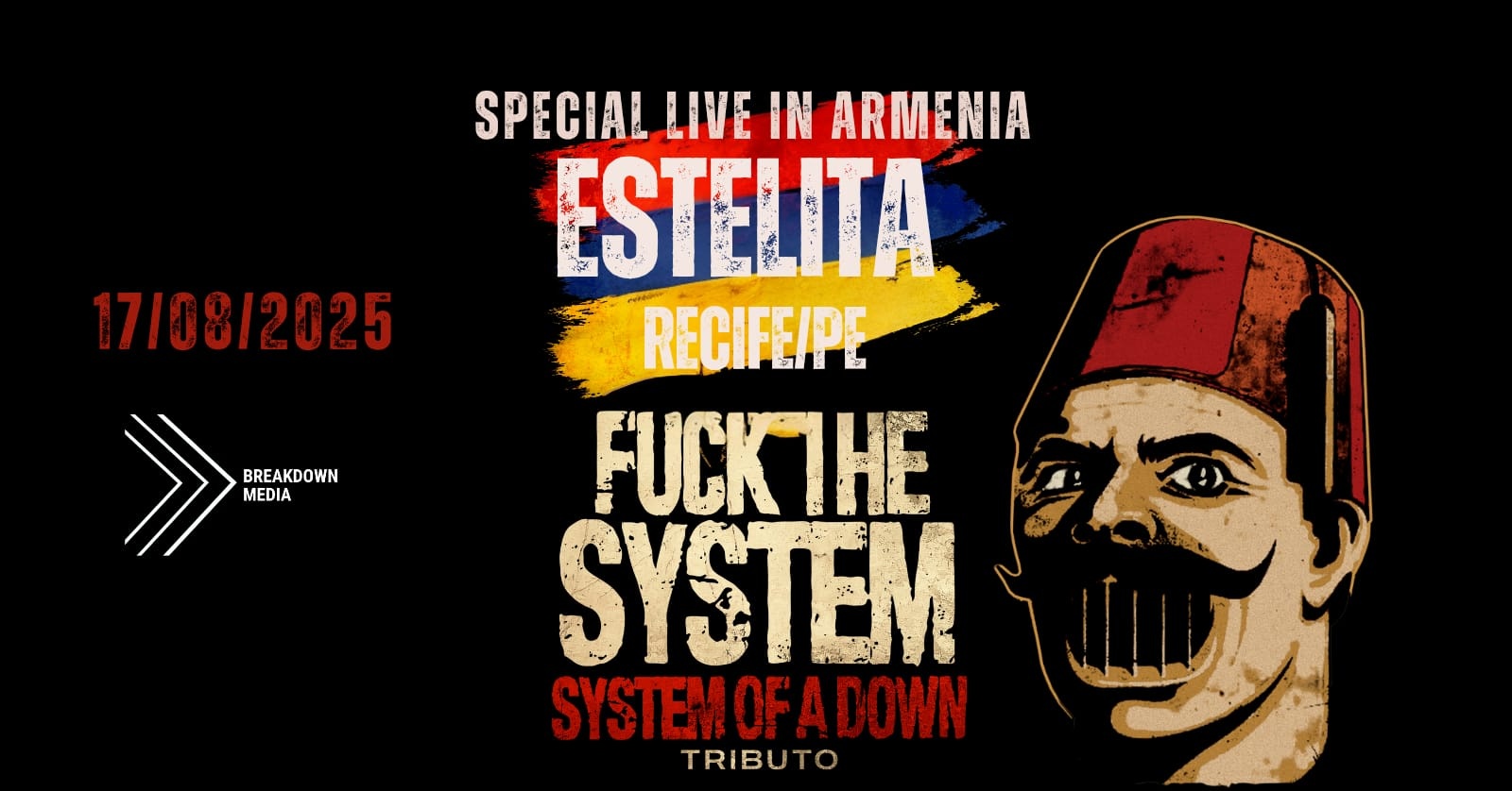 FUCK THE SYSTEM EM RECIFE-PE | LIVE IN ARMÊNIA TOUR BRASIL 2025