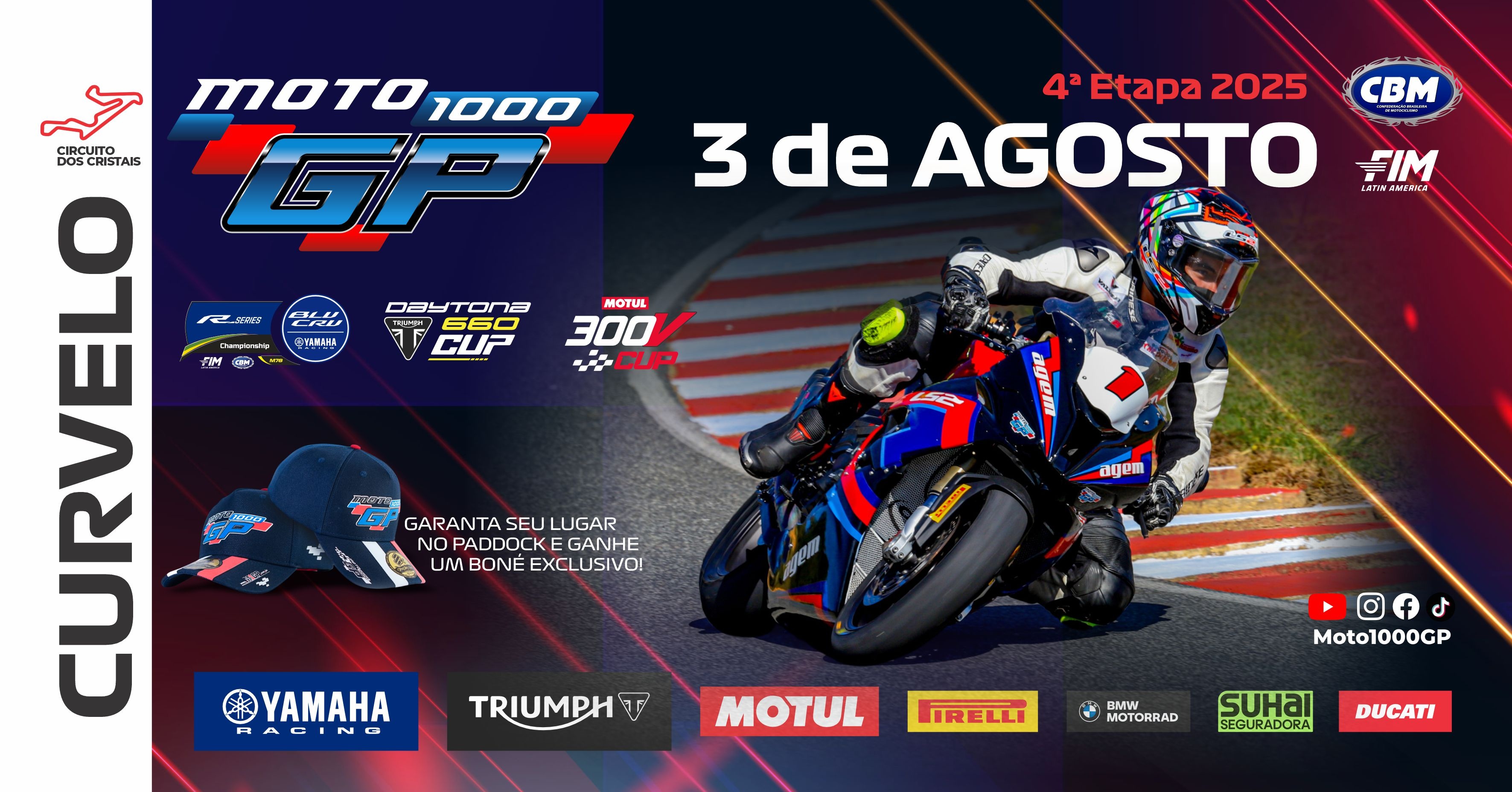 MOTO1000GP | 4ª ETAPA | TEMPORADA 2025 | CURVELO