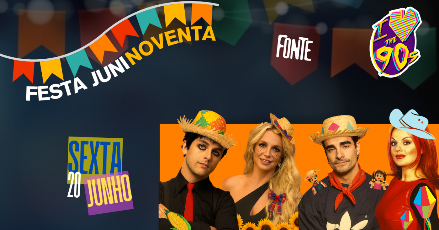 I Love the 90s - Festa JuniNOVENTA em Rio de Janeiro - Sympla