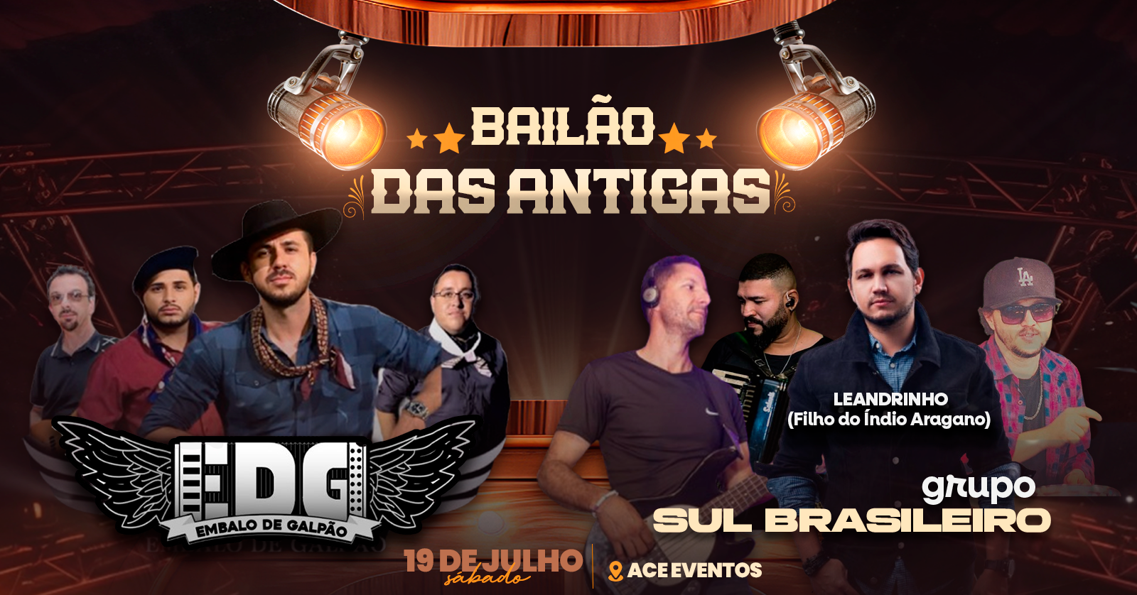 BAILÃO DAS ANTIGAS 19/07 - PILAR DO SUL/SP
