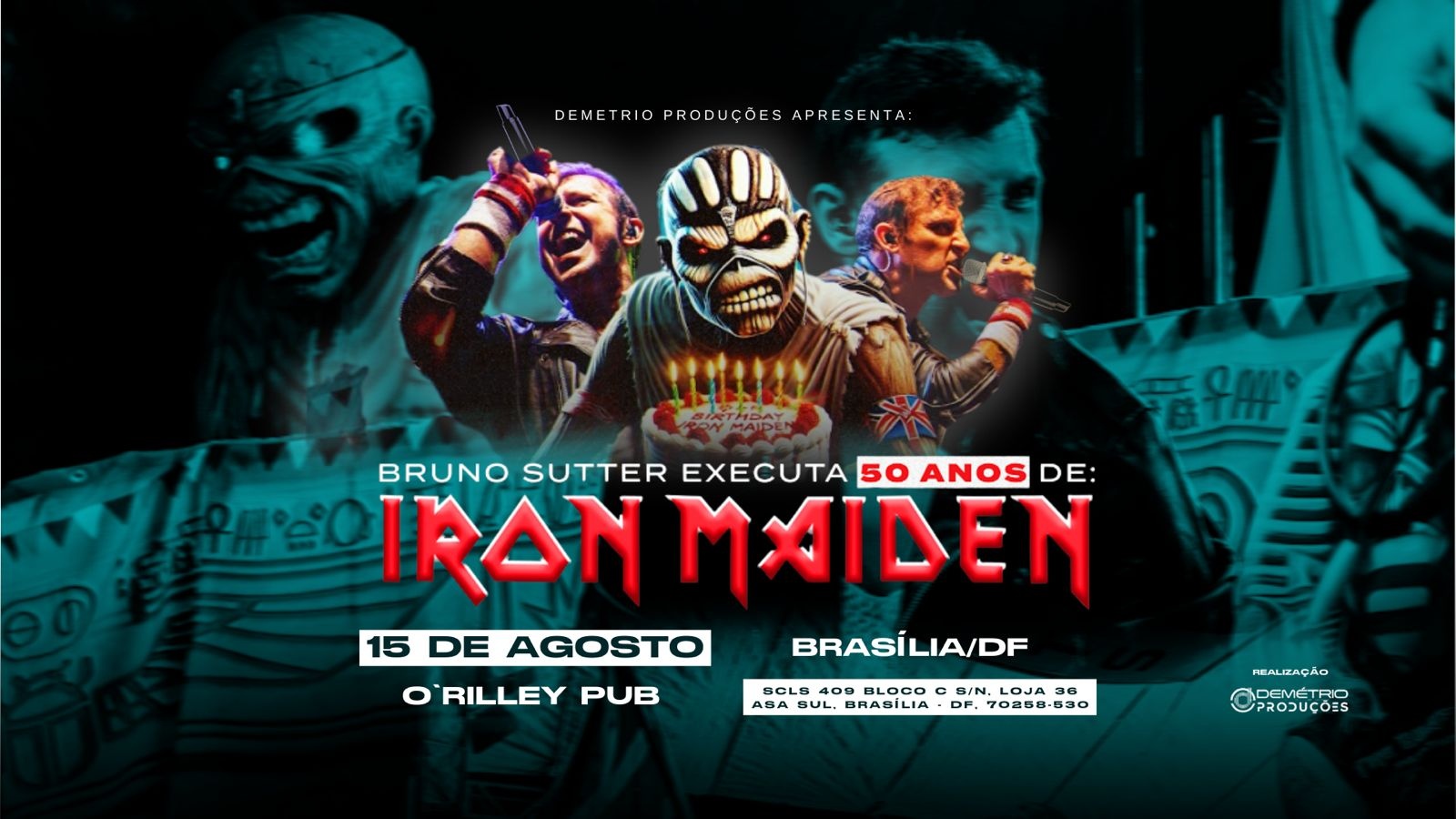 Bruno Sutter Executa Iron Maiden em Brasília/DF