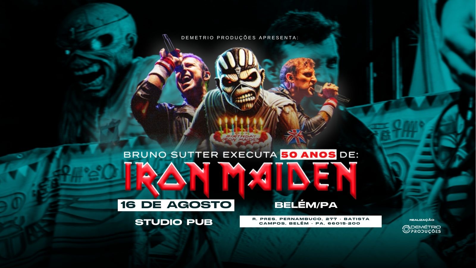 Bruno Sutter Executa Iron Maiden em Belém/PA