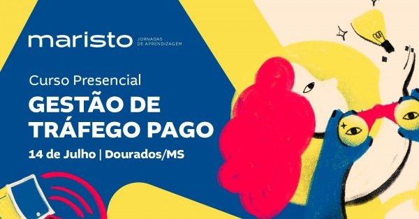 Banner Curso Presencial Intensivo Gestão de Tráfego Pago (EDIÇÃO DOURADOS - MS)