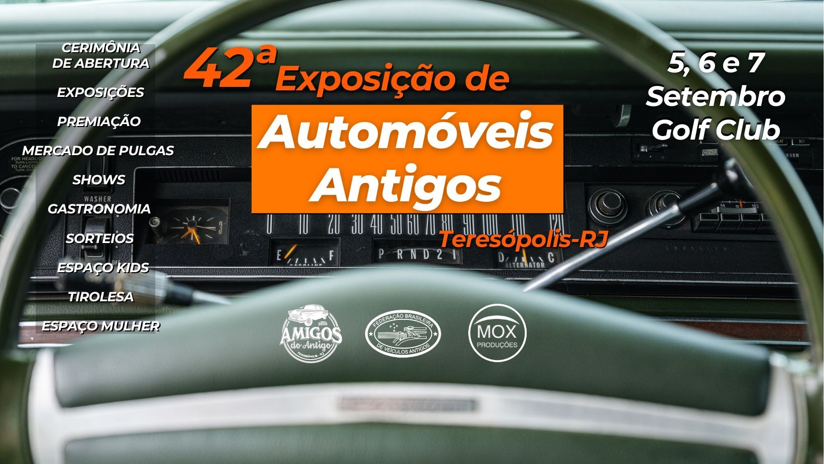 42ª EXPOSIÇÃO DE AUTOMÓVEIS ANTIGOS DE TERESÓPOLIS -  SÓCIO