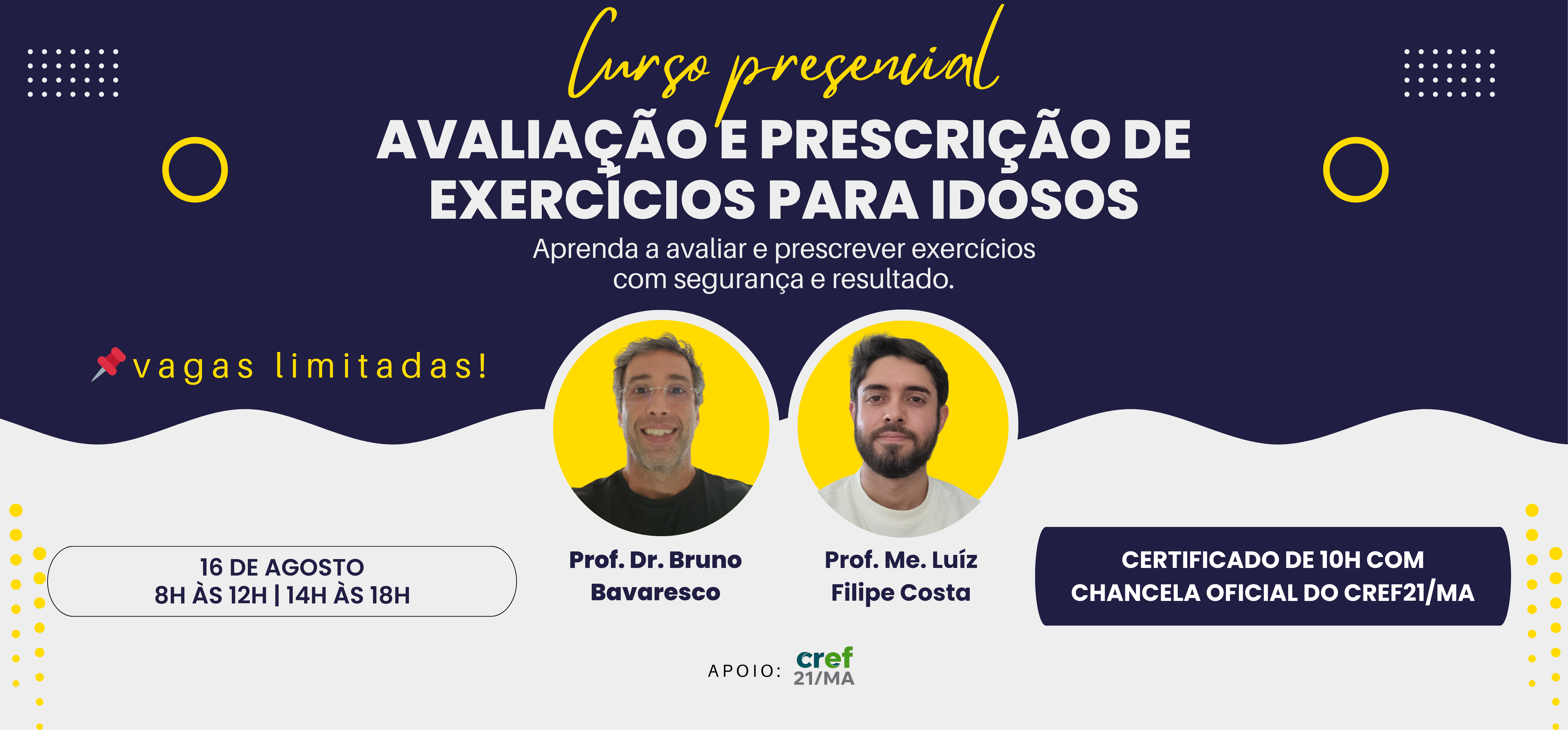 Curso de Avaliação e Prescrição de Exercícios para Idosos