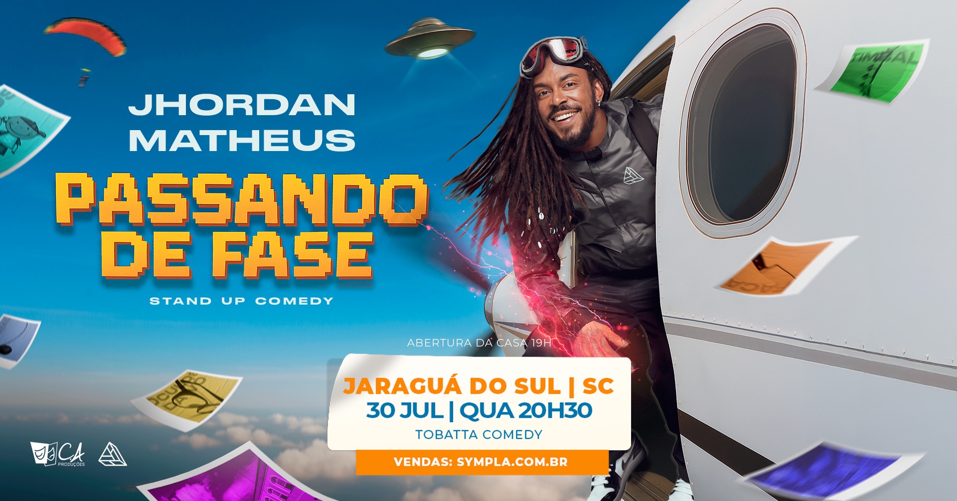 JHORDAN MATHEUS: PASSANDO DE FASE (Tobatta Comedy - Jaraguá do Sul/SC)