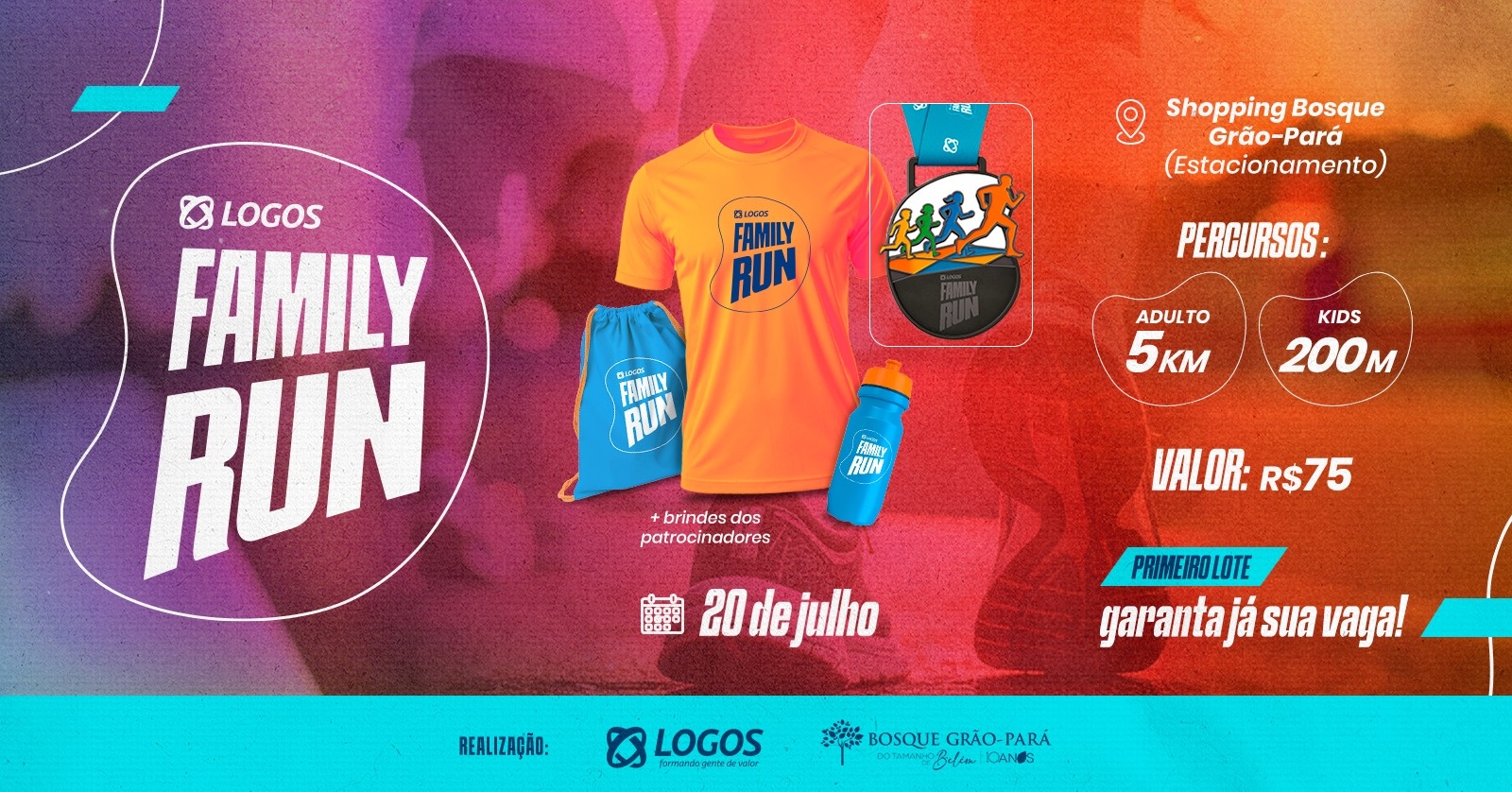 Logos Family Run - 1ª edição