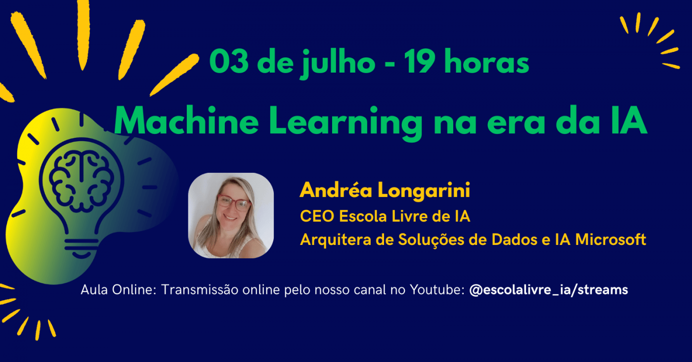 Aula de Machine Learning na era da IA - online - Sympla