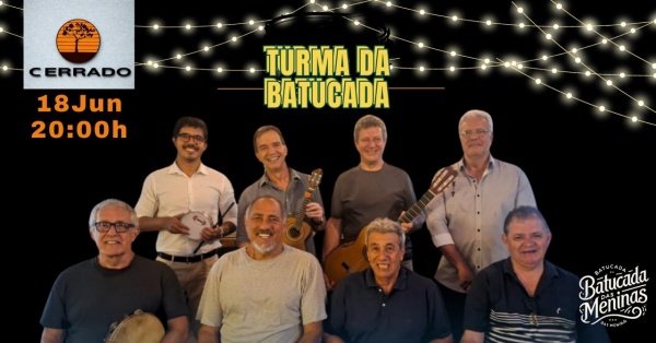 Banner Turma da Batucada no Cerrado Cervejaria