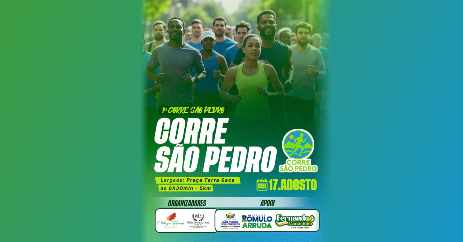 1ª corrida corre  São Pedro