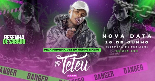 Banner Resenha de Sabado Mc Teteu