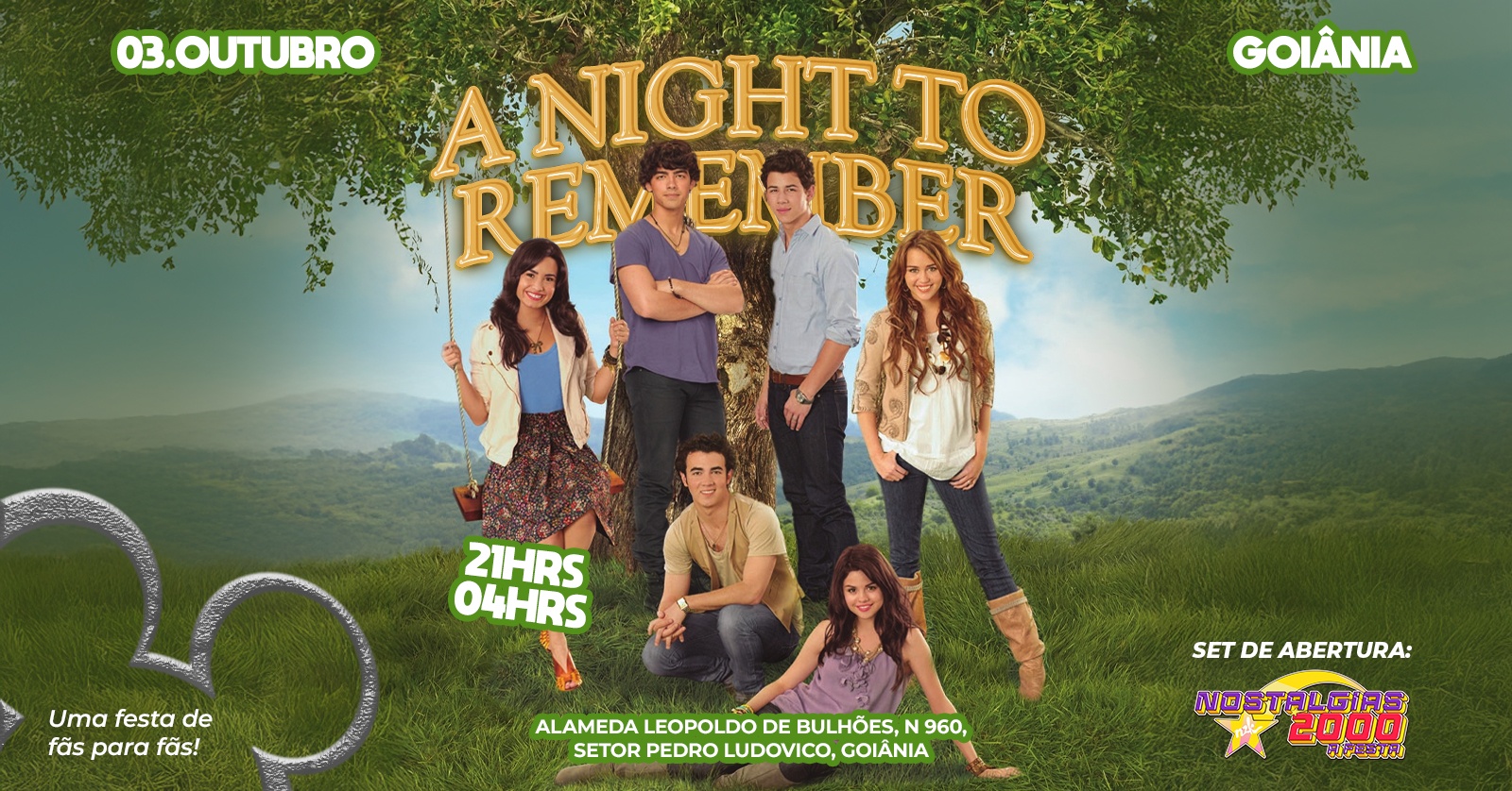 A Night To Remember - Edição GOIÂNIA - Alameda Leopoldo de Bulhões, 960, Setor Pedro Ludovico