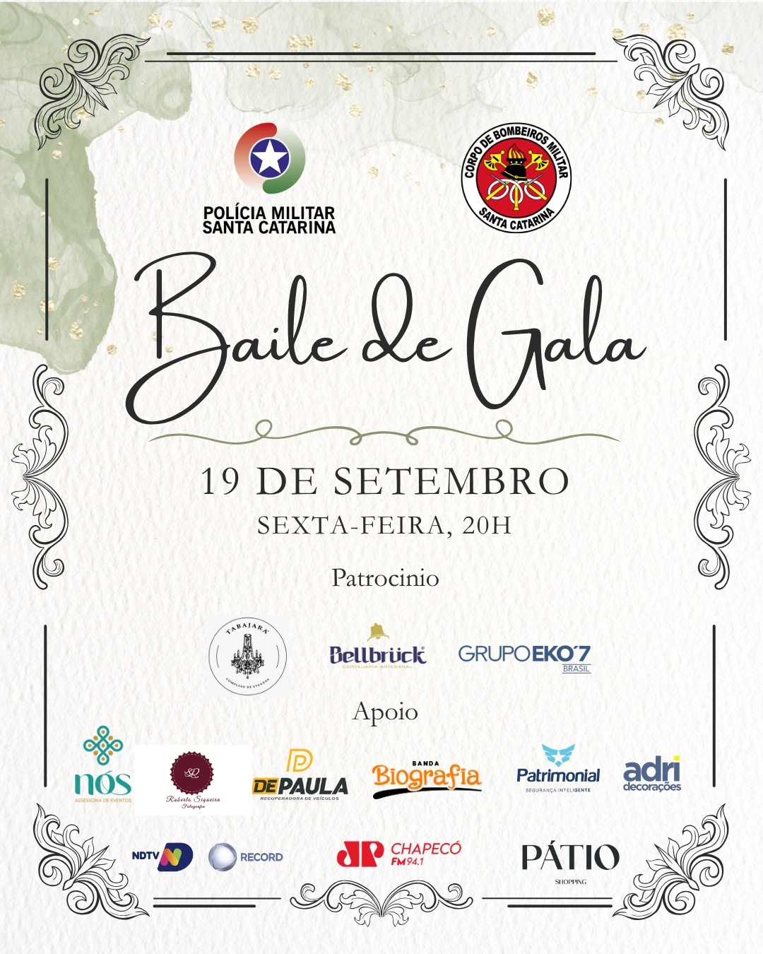 2º Baile de Gala dos Militares de Chapecó -  Celebrando a tradição, a união e a honra em servir.