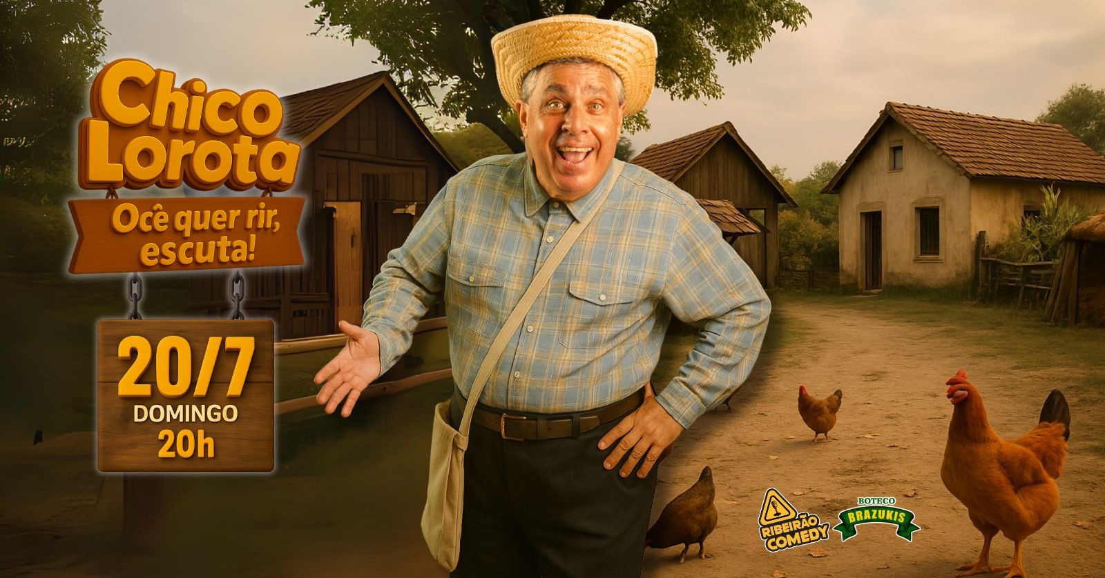 CHICO LOROTA NO RIBEIRÃO COMEDY