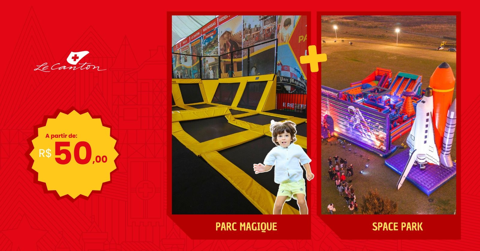 Combo Parc Magique + Space Park - Julho