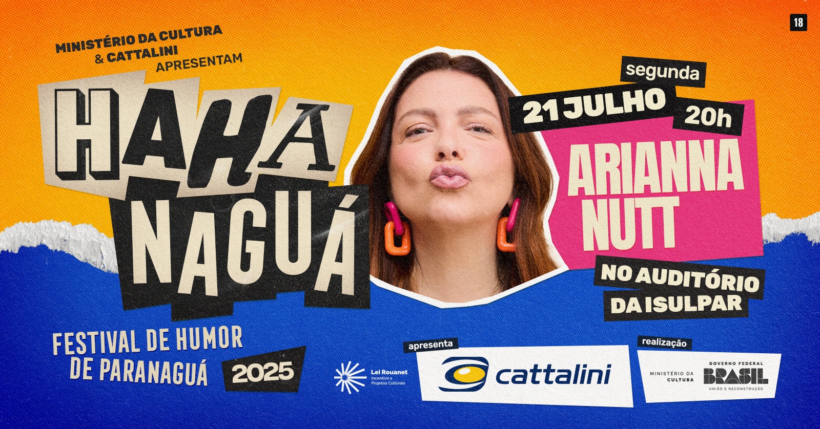 HAHAnaguá - 21 de julho - Arianna Nutt