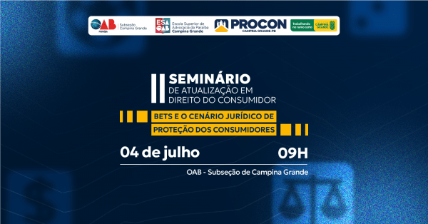 Banner II SEMINÁRIO DE ATUALIZAÇÃO EM DIREITO DO CONSUMIDOR