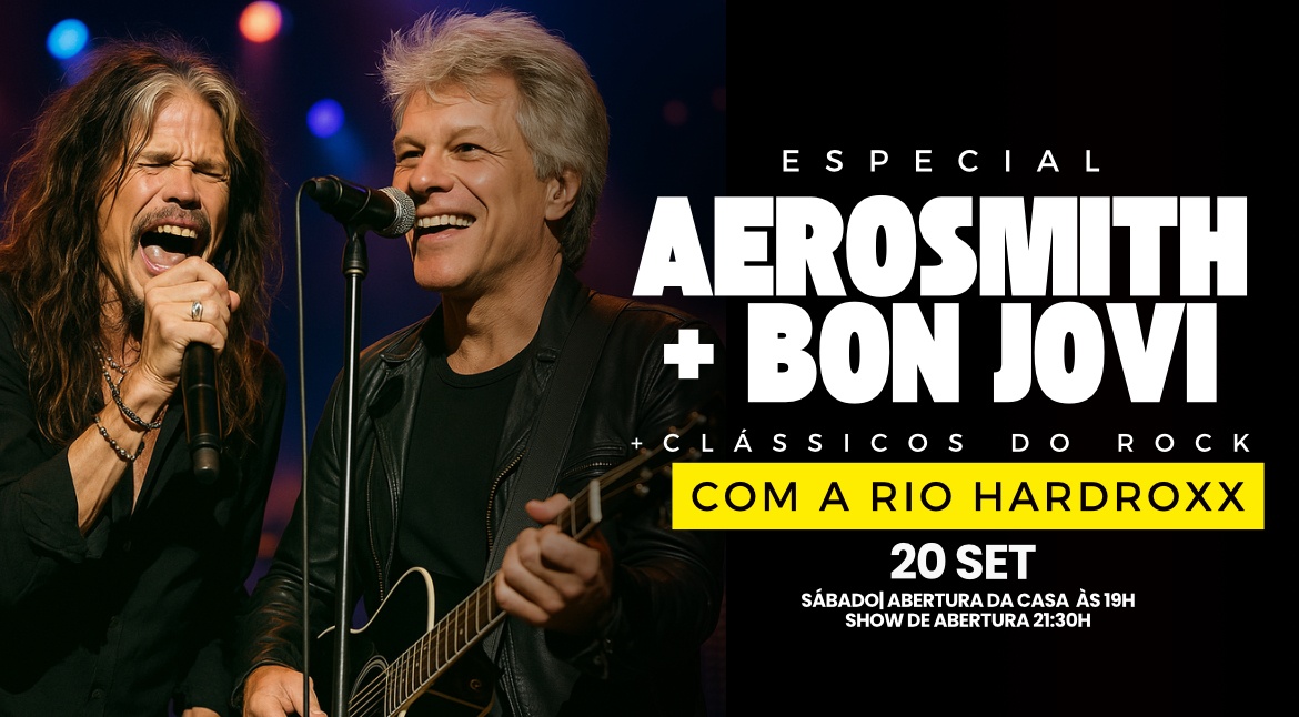 ESPECIAL BON JOVI + AEROSMITH -BANDA RIO HARD ROXX  