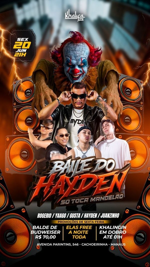 Banner BAILE DO HAYDEN (SEXTA-FEIRA)