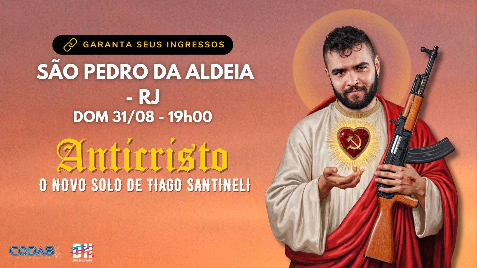 Tiago Santineli em "ANTICRISTO"