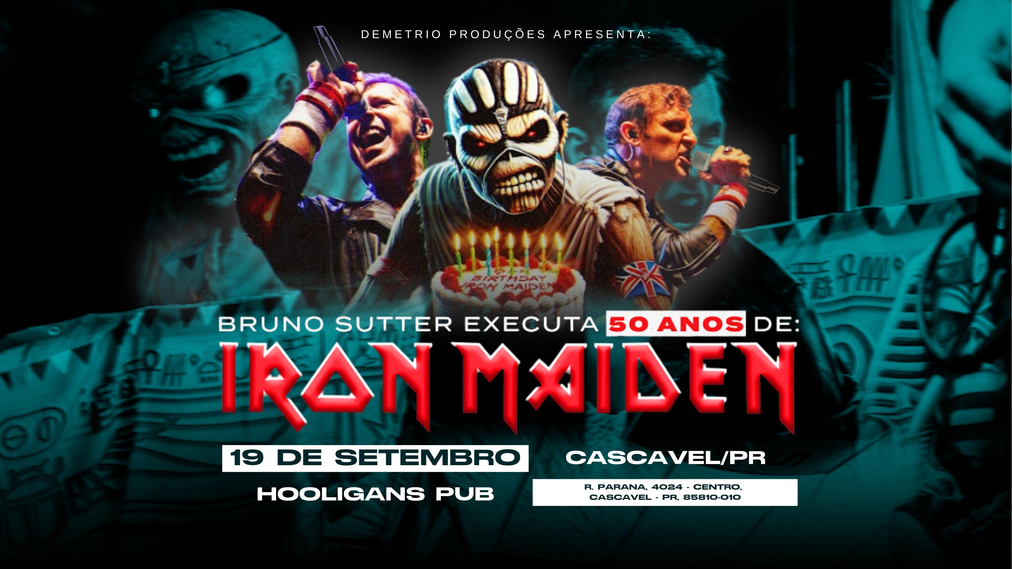 Bruno Sutter Executa Iron Maiden em Cascavel/PR