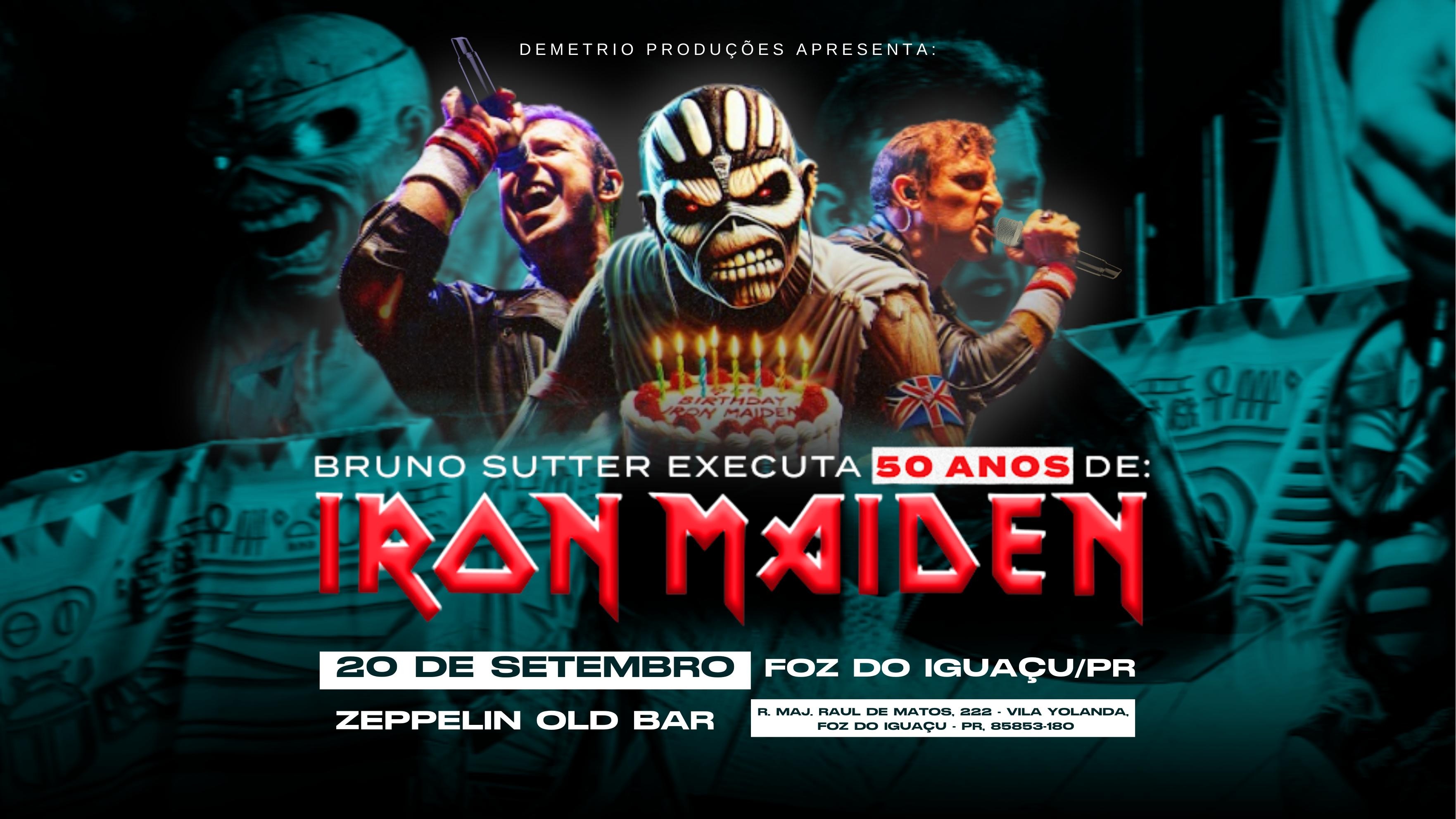 Bruno Sutter Executa Iron Maiden em Foz do Iguaçu