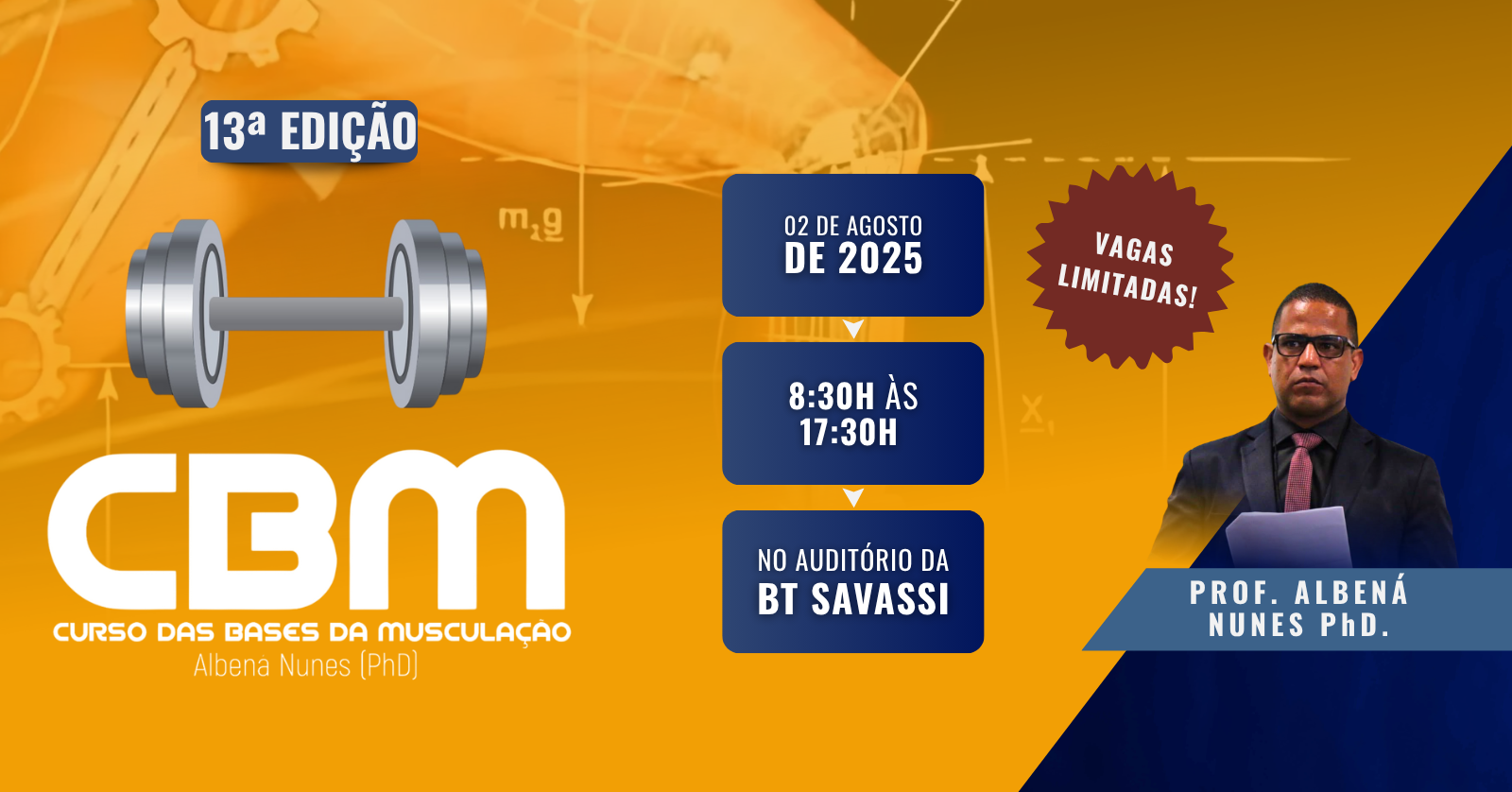 Curso das Bases da Musculação -CBM.