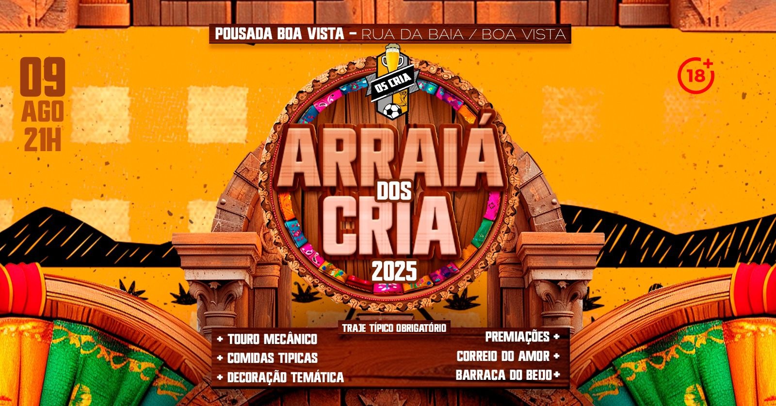 ARRAIÁ DOS CRIA 2025 - 5ª EDIÇÃO
