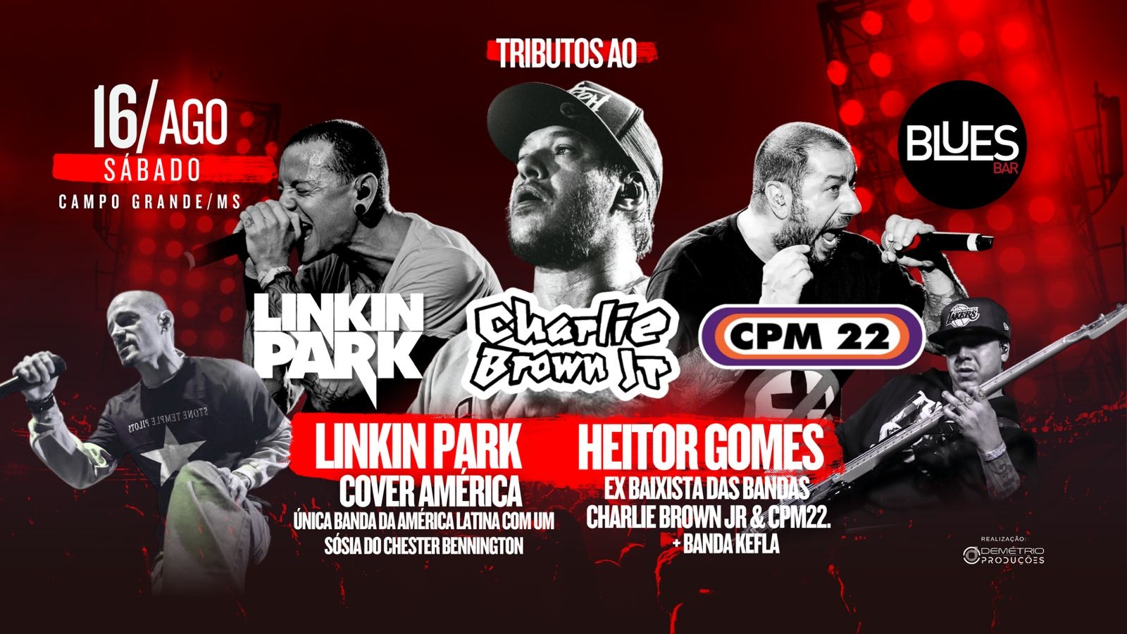 Tributo ao Linkin Park e Charlie Brown Jr - Campo Grande/MS