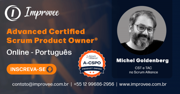Imagem do evento Advanced Certified Scrum Product Owner - ACSPO104 | abril/2026