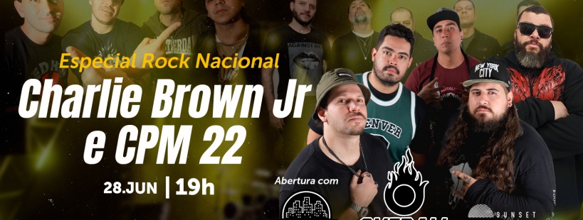 ESPECIAL CHARLIE BROWN JR & CPM22 em Campo Grande - Sympla