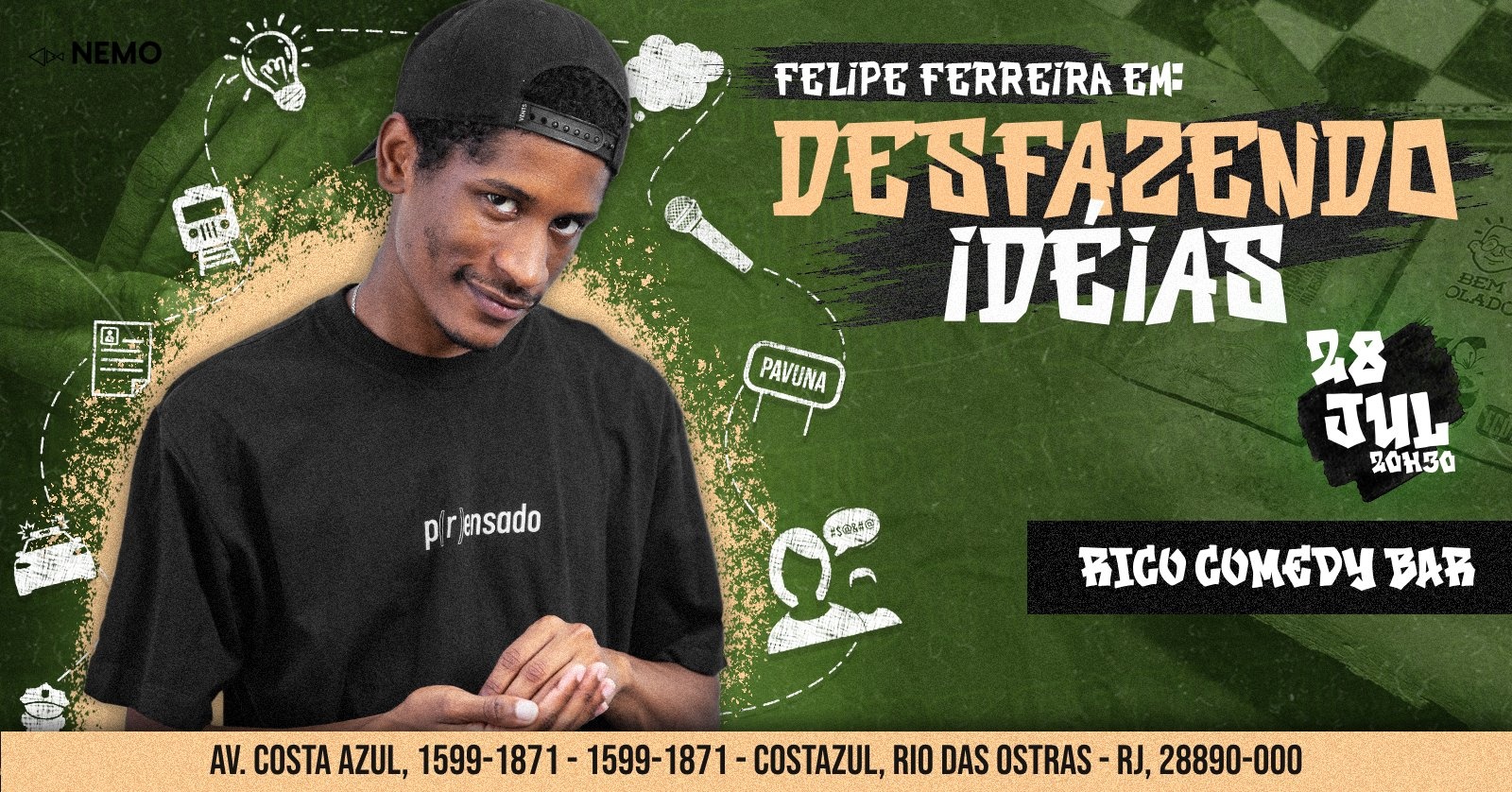 Felipe Ferreira Em Desfazendo Ideias - Rio das Ostras
