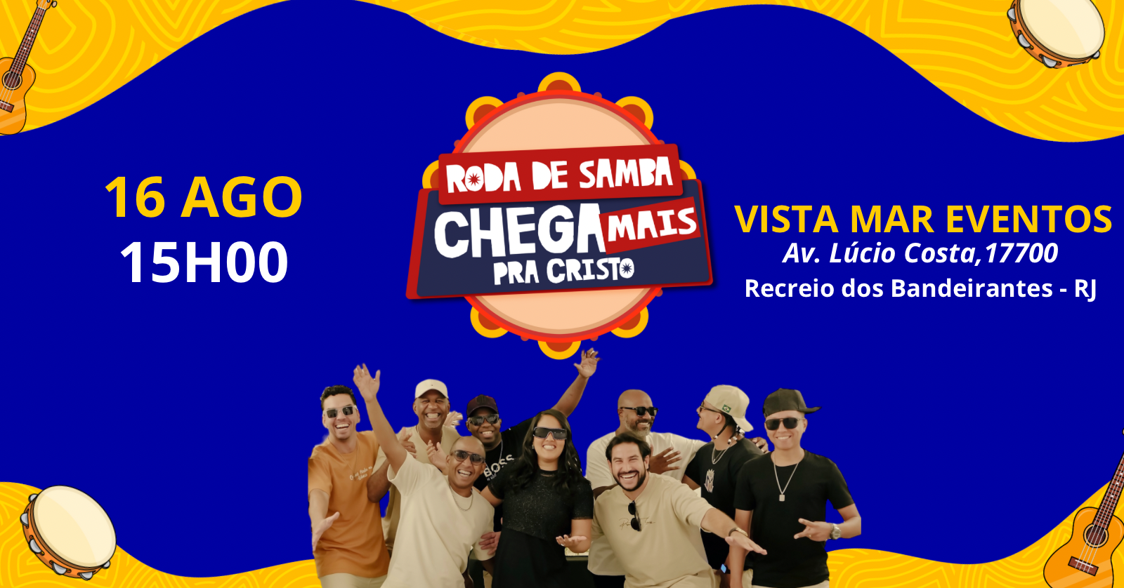 Roda de Samba Chega Mais pra Cristo