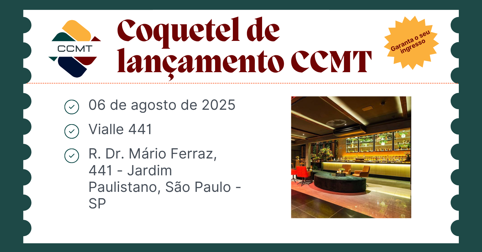 Coquetel de lançamento do Centro de Consensualidade em Matéria Tributária e Aduaneira - CCMT