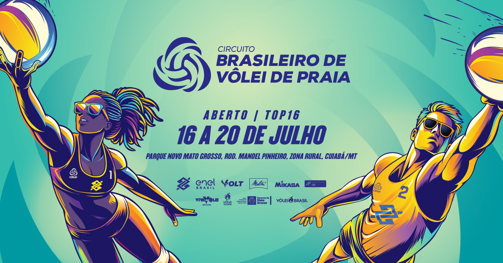 5ª ETAPA - CIRCUITO BRASILEIRO DE VÔLEI DE PRAIA - CUIABÁ/MT