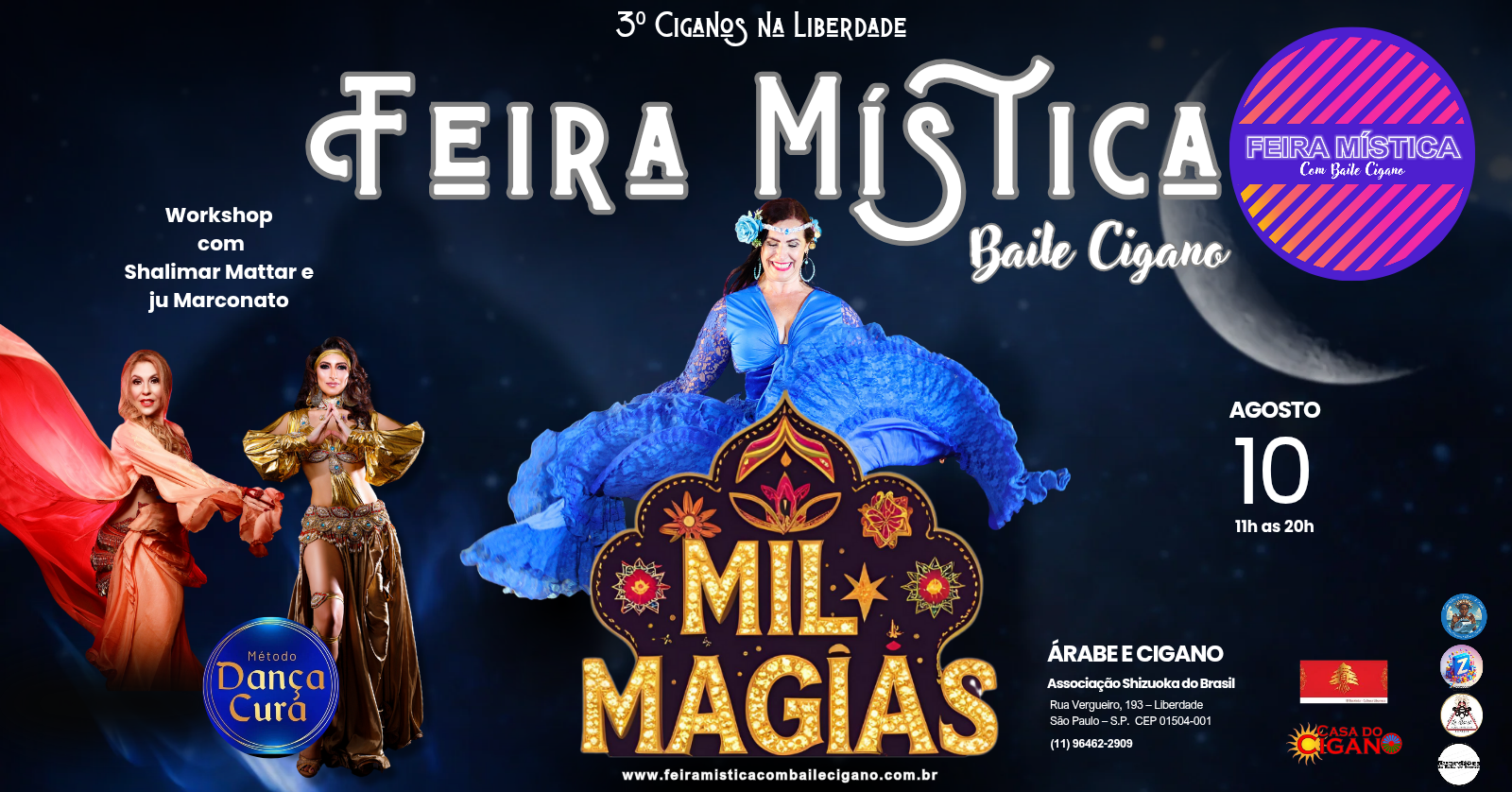 FEIRA MÍSTICA - Mil Magias - Árabe e Cigano