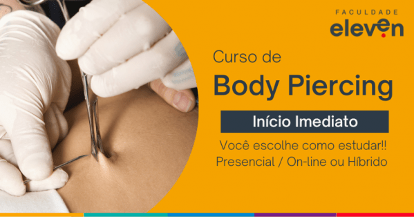 Imagem do evento Curso de Body Piercing e Microdermal Piercing Faculdade Eleven